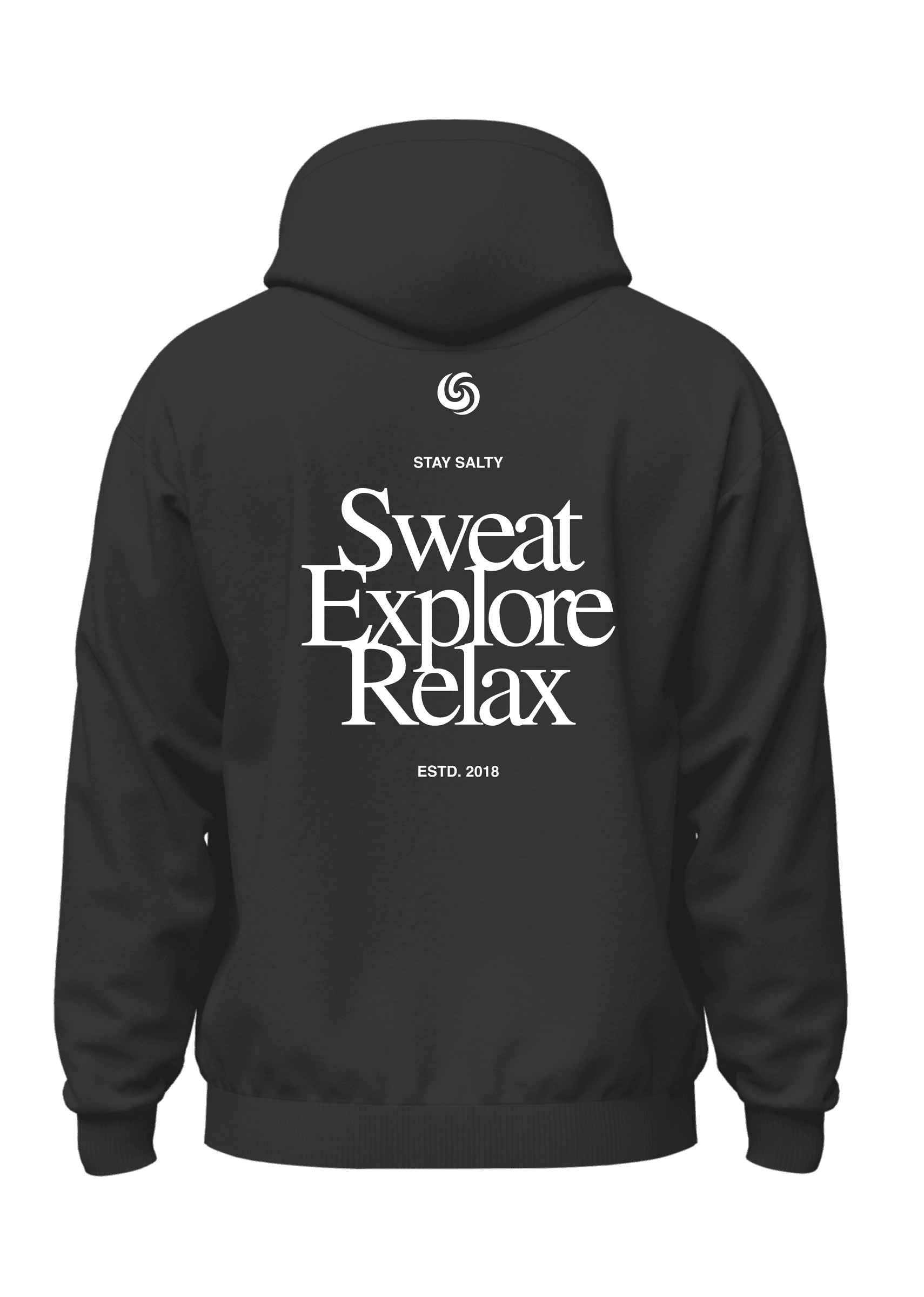 TECH HOODIE | SWEAT EXPLORE RELAX SERIF - lifestyle